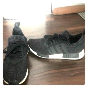 Adidas Black NMD athletic shoes